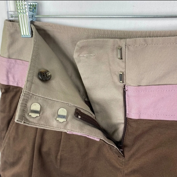 BCBG tri-color pleated shorts - Picture 3 of 5